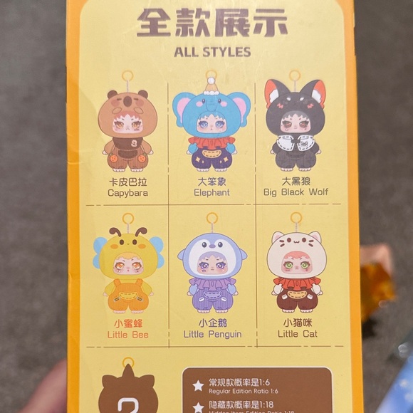 Yaya Zoo Capybara plush bag charm with Special eyes. 🧡 - Picture 2 of 4